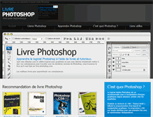 Tablet Screenshot of livre-photoshop.com